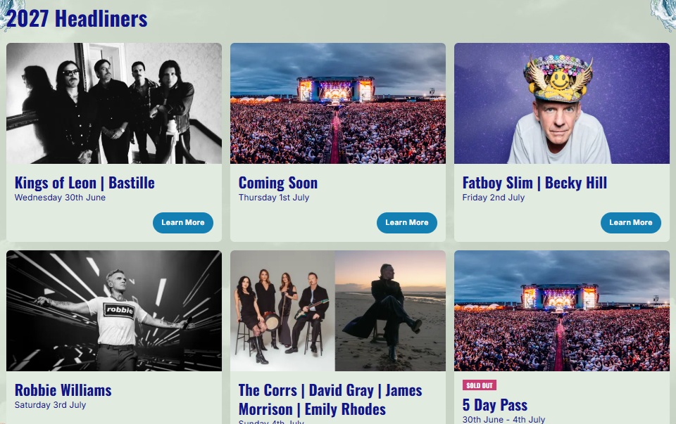 LythamLifeStyle's tweet photo. In case you've not heard @LythamFestival 
MORE acts announced!! 
#lythamfestival2027
@MarketingLancs 
Ticket &amp; more info https://t.co/lG4ZssuUeL https://t.co/eq6afxDw9r