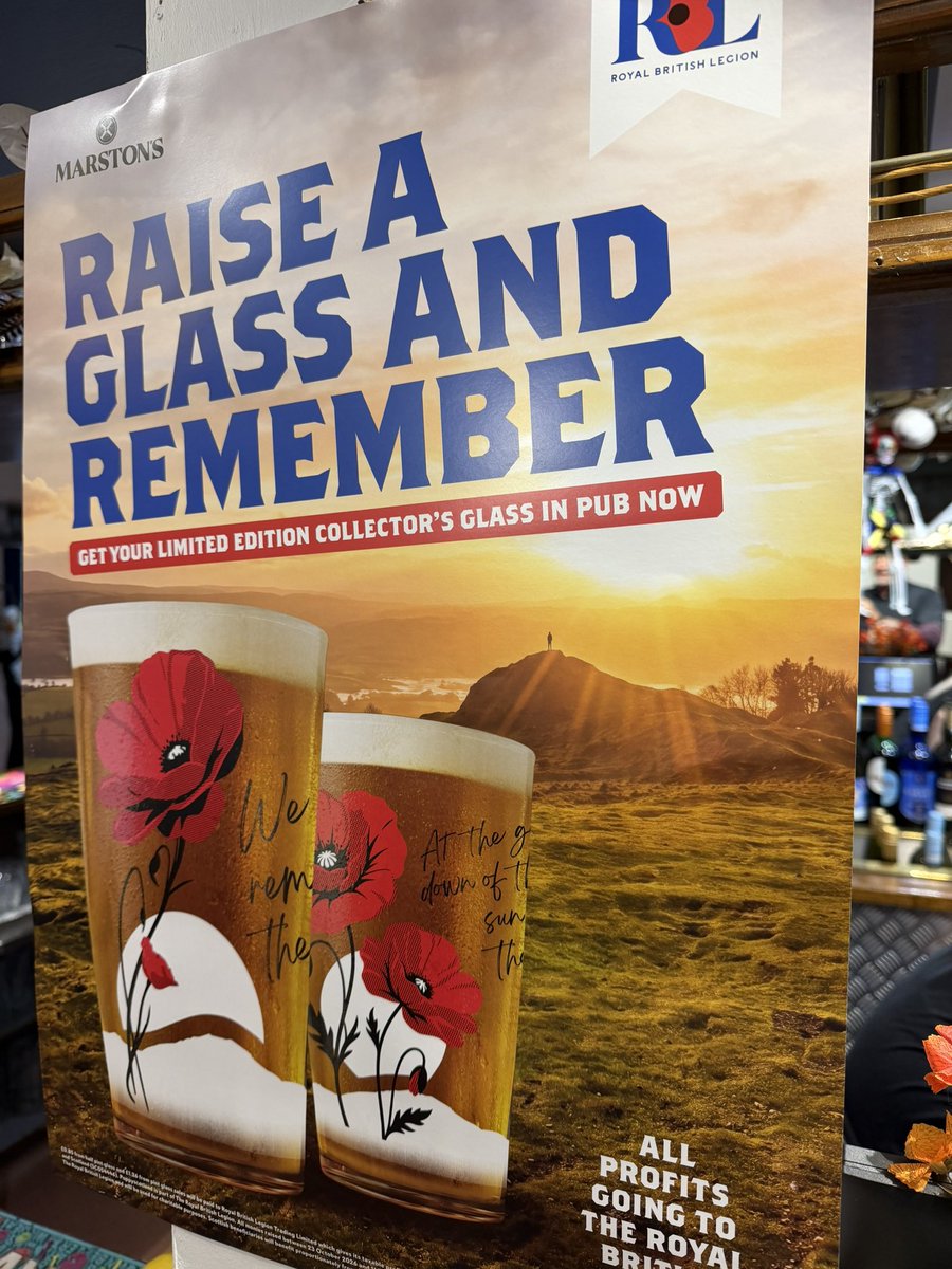 WolvesFox's tweet photo. Pop in The Fox At Shipley while stocks last and grab a glass to remember them , all proceeds go to Royal British Legion https://t.co/i9eVvOxwOr
