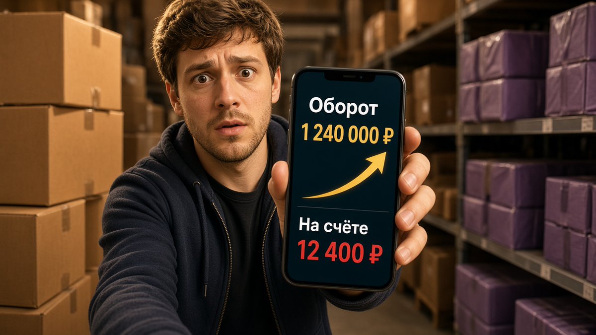 MatusevichusVla's tweet photo. Оборот 1 240 000 ₽, а на счёте 12 400 ₽ 💸

С продажи за 2 000 ₽ после комиссии, логистики, хранения, рекламы, себестоимости и налога остаётся 70 ₽.

Посчитайте остаток по каждому артикулу — минусовый сразу видно.

#wildberries #селлерам #юнитэкономика https://t.co/QZkZ0a14B2