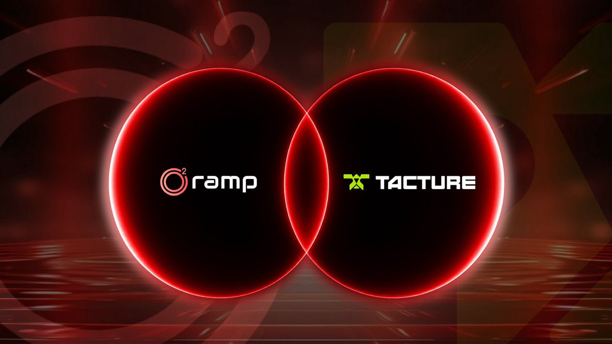 O2Ramp's tweet photo. New partnership unlocked. 🤝

O2Ramp × @TactureAi

Tacture is building a Web3 fan economy where celebrity IP meets digital ownership, DAO governance, and real-world experiences.

Through dynamic VIP NFTs, fans can participate in celebrity ecosystems, unlock exclusive benefits, and share in the value they help create.

Tacture turns fan engagement into on-chain ownership and value.

The rails are open. 🔴