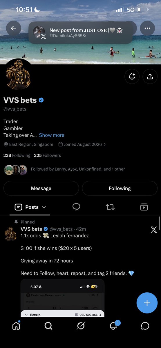 nobarddy's tweet photo. @ardyishim @vvs_bets 587kAoC5u4XLjxWatHbZ6kSNaf4Eoxe2E6You4dBAsCp

Thank you https://t.co/t6NistzOH5