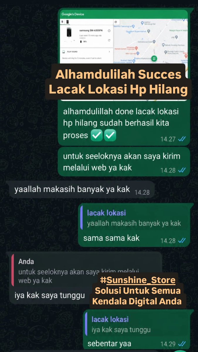 aureattes's tweet photo. All Jasa Digital ☀️Sunshine_Store☀️

⚠️JASA HAPUS AKUN 
⚠️JASA PEMULIHAN DAN BALIKIN AKUN LUPA PASWORD/KE HACK
⚠️JASA LACAK LOKASI
⚠️JASA SADAP WA
⚠️JASA LACAK HP HILANG BY NO HP/IMEI
⚠️JASA HACK/PEMULIHAN AKUN (EMAIL,IG,WA,TWITER/X, FB,TIKTOK)
#zonauang
☎️Wa Di Bio Fast Respon☎️ https://t.co/gqTJVSbnSd