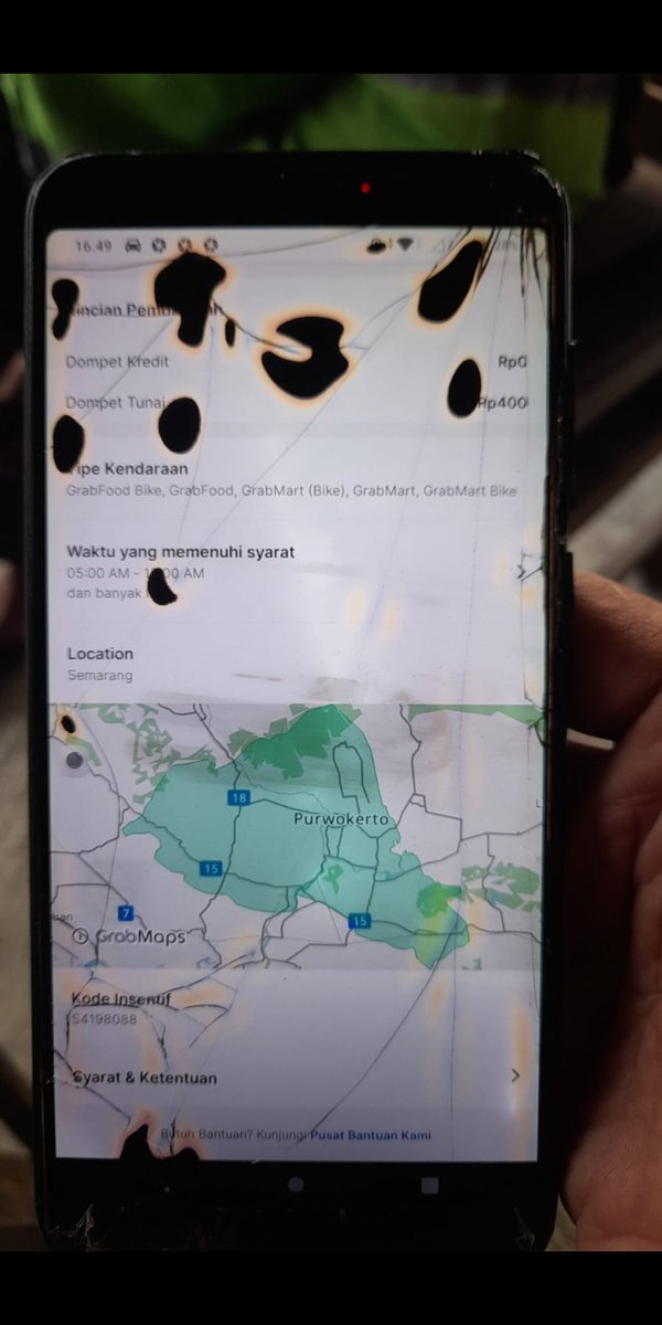 isyaaman's tweet photo. @GrabID Tanggal 17 oktober pendapat bersih 38.100
Skema insentif 5 trip, performa 70% keatas, maka akan diberi tambahan agar pendapatn jadi 55.000 https://t.co/hZya2HneQa