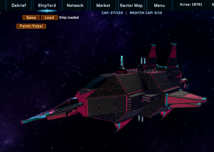 PEWthegame's tweet photo. @anardooo About adding guns: each ship has a weapon cap. Adding a bridge extends it, but can your energy recharge keep up?

Each module serves a purpose, so build what you like. Glass cannon? Sure! Tanky battleship? Yep! https://t.co/xLr7RS36S5