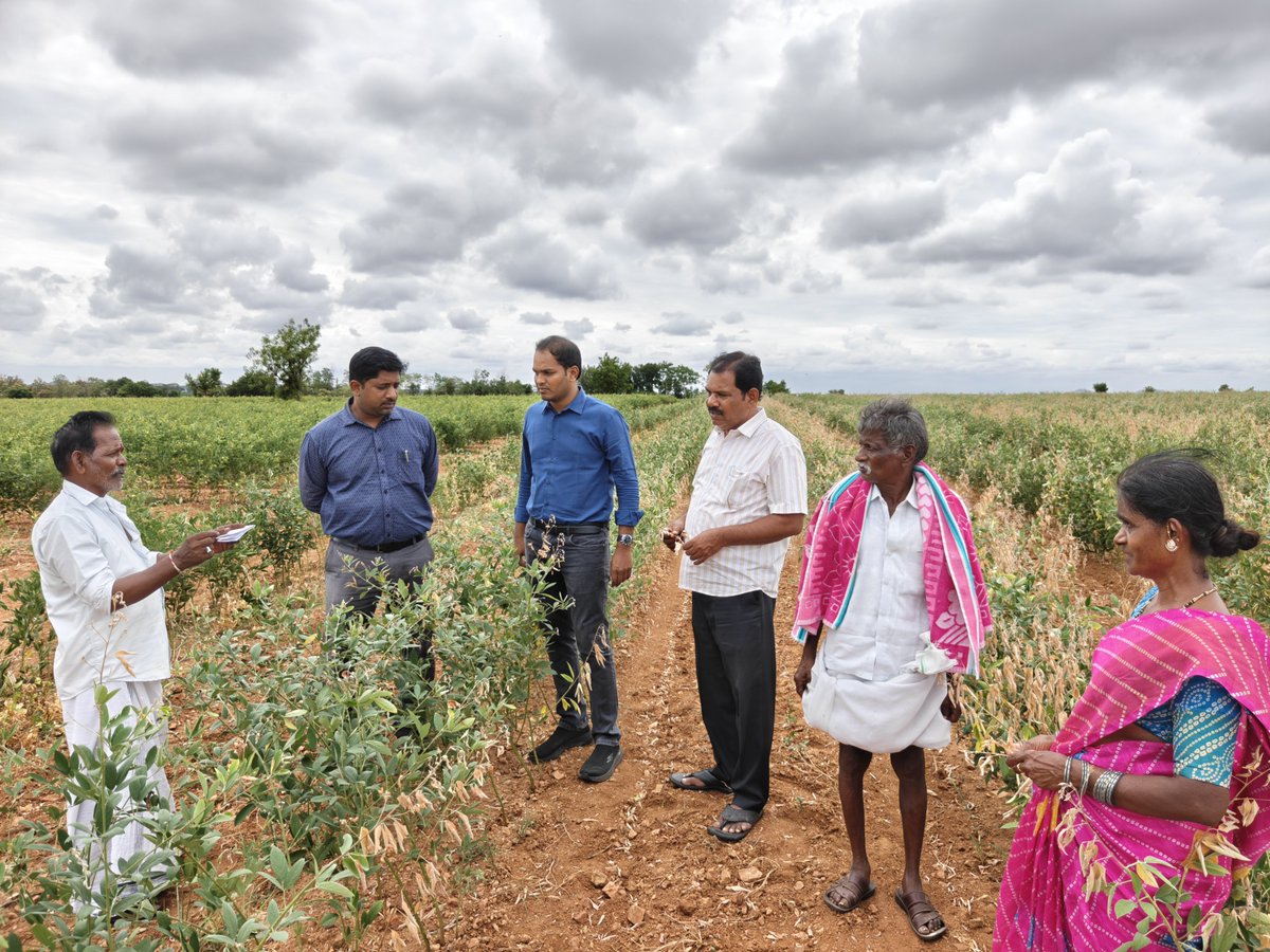 VigyanAp's tweet photo. Khet Bachao Abhiyan KVK Reddipalli
Explained about importance of Soil test based nutrient management for judicious use of fertilizers andabout the importance of INM for better soil health and productivity enhancement and use of Biofertilizers and Bio Pesticides.. Rabi Preparednes https://t.co/cPCFidZDAF