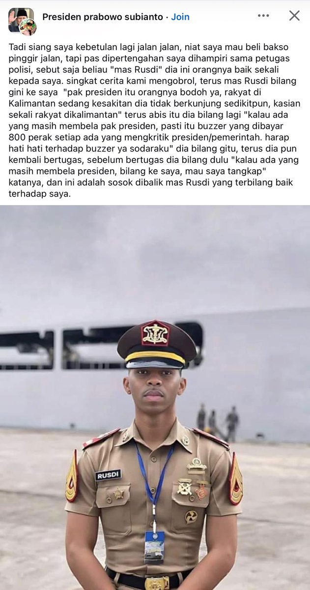 myshawti's tweet photo. Cerita awal mula mas Rusdi masuk taruna 😹 https://t.co/YWpZ3t1xQ6