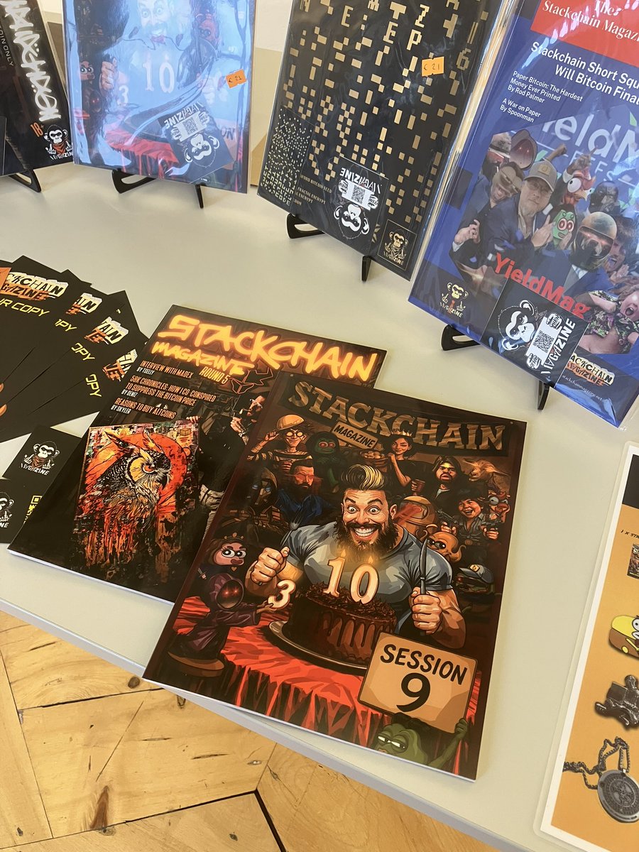 Stackchainmag's tweet photo. Gm @BTCsessions 
Pass by our booth to check out your article 😁
First floor at Villa Ciani https://t.co/m3XUEaITyb