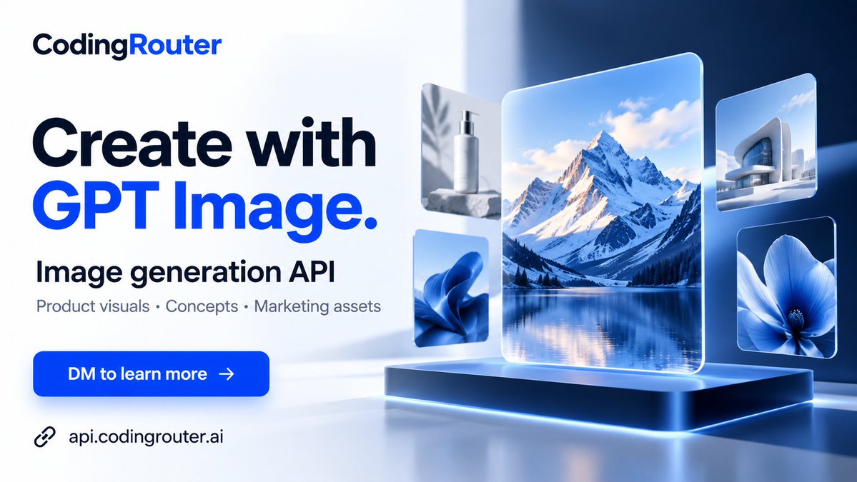 EthanLee7011's tweet photo. Create product visuals, explore creative concepts, and build marketing assets with GPT Image APIs through CodingRouter.

Share your resolution, quality settings, and expected volume for a tailored test and quote.

https://t.co/YxTUp4OhEV

#AIArt #API https://t.co/LozRWagQrH