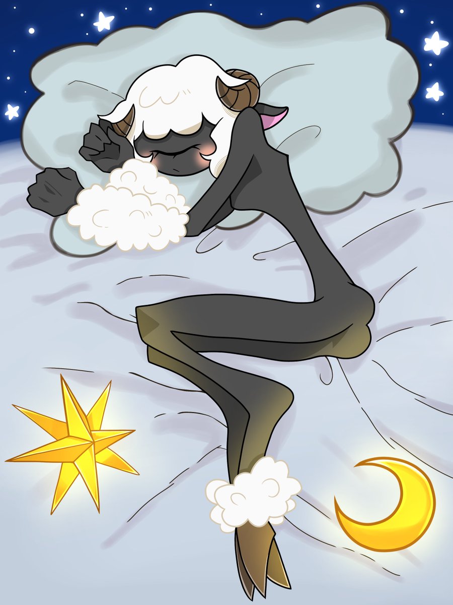 TsuchiGumomo's tweet photo. Sheep sleep…🌙 https://t.co/he63ydQCQy