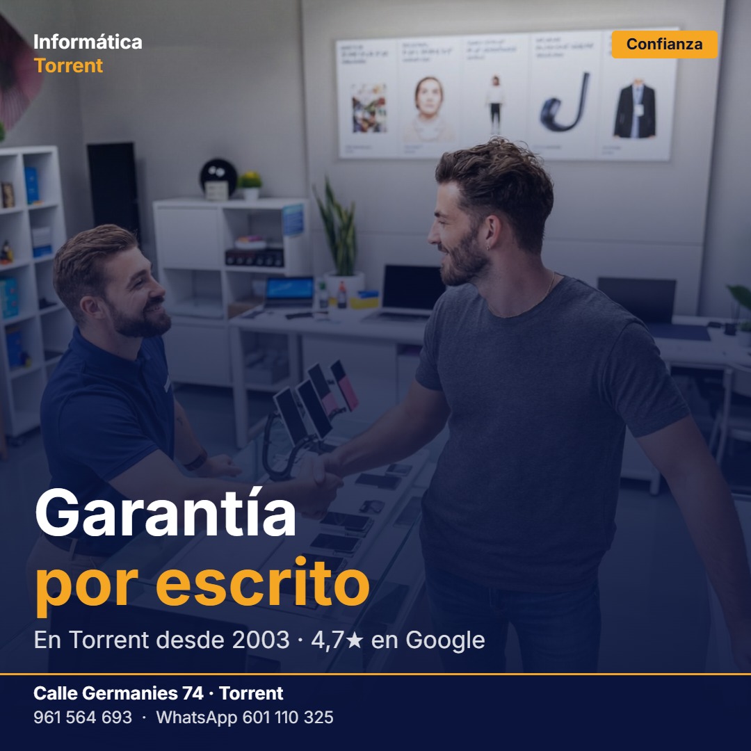 InformaticaTorr's tweet photo. Garantía por escrito en cada reparación: móvil, consola u ordenador.
📲 WhatsApp 601 110 325 #Garantia #Opiniones https://t.co/3J44cBBqwy
