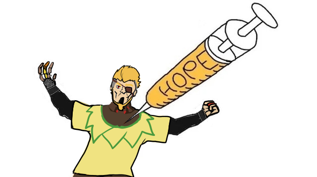 Koffeehell's tweet photo. Hopium Weak Kingsley, HOPIUM! 
#Edgerunners2 #CyberpunkEdgerunners2 https://t.co/cu4hOPyPCB