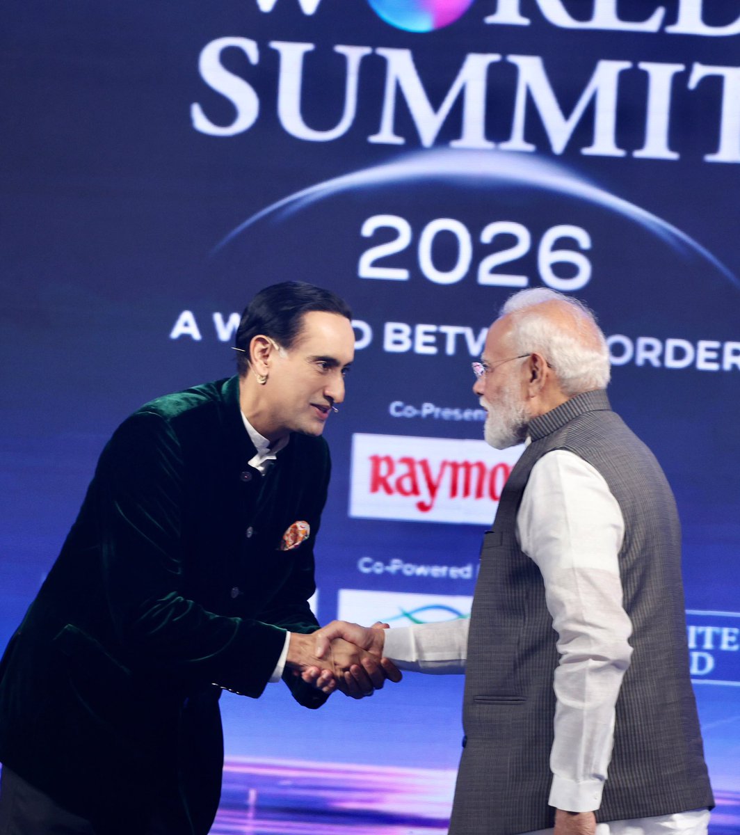 rahulkanwal's tweet photo. A privilege to welcome PM @narendramodi to the #NDTVWorldSummit for the third consecutive year.

In a world between orders, India must move from strategic autonomy to strategic influence. Young India’s aspirations must be matched by opportunity. And as AI reshapes our world, journalism must stand for truth, trust and clarity.

Sharing my opening address on the ideas shaping this year’s summit, as we welcomed the Prime Minister to deliver his keynote.

https://t.co/NLGq3ozaqo