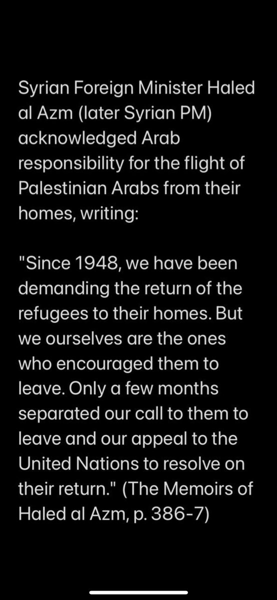 ActivateNH's tweet photo. @DougieFalconer @grok Because the Arabs refused to negotiate or let them return. They argued that it would legitimize the State of Israel. That said, some Palestinians did get to return. Israel immediately repatriated many to reunify families. https://t.co/EwrdVitQ9E