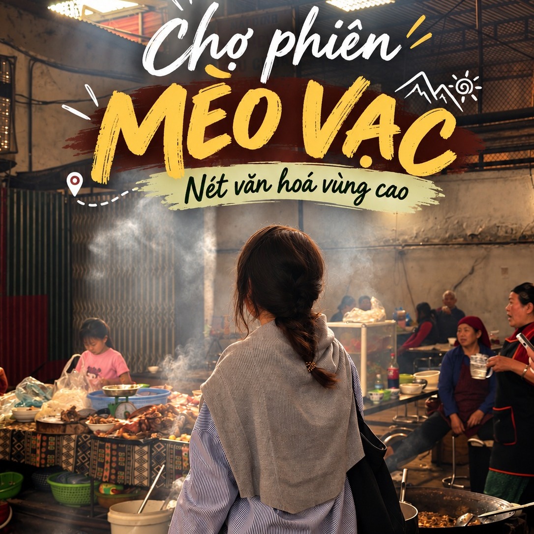 ua_omer's tweet photo. Chợ phiên Mèo Vạc là nơi nhịp sống vùng cao hiện lên mộc mạc, rộn ràng. Ghé vào sáng Chủ nhật để thưởng thức đặc sản, ngắm thổ cẩm, sắc màu trang phục truyền thống và cảm nhận nét giao thương bản đị https://t.co/t6yiK8kYxu