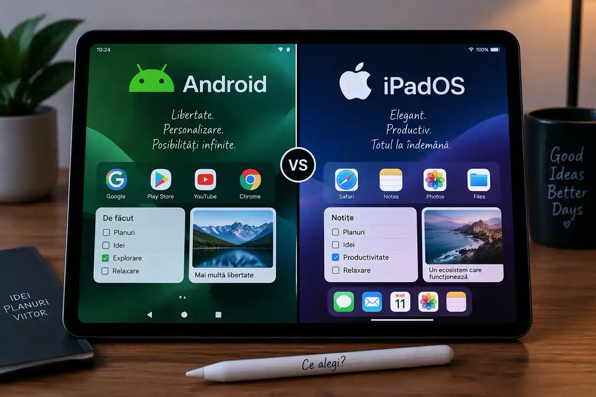 gadgetfluxnew's tweet photo. Android vs. iPad: Which tablet is worth your money? Real differences, advantages, and the ideal choice.

https://t.co/G2m1esXirT

#Android #iPad #Tablets #Technology #GadgetFlux #TechNews #iPadOS #AndroidTablet #TechRomania #BuyingGuide https://t.co/pdrZLF8Bo8