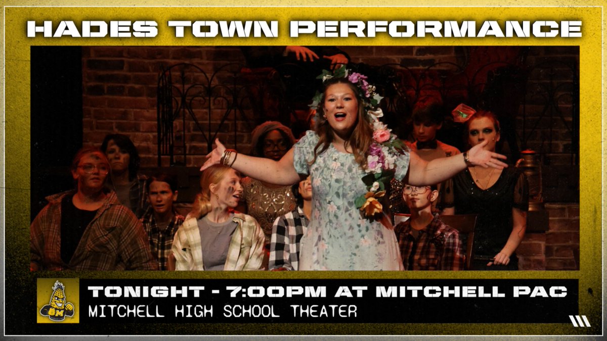 MitchellKernels's tweet photo. Theater Hades Town Performance Tonight at the Performing Arts Center https://t.co/4HF0j3FGiA