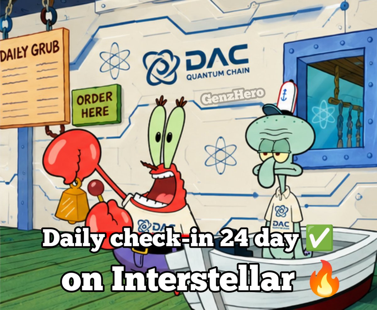 Genzhero1's tweet photo. 🗓️ Day 24

🚀 24 days of showing up, checking in, and staying active on Interstellar!

Consistency is the real power move. Every interaction is another step in the DAC ecosystem.

Keep checking in. Keep exploring.

#DAC #DACT @dac_chain https://t.co/NMdYQDq65C