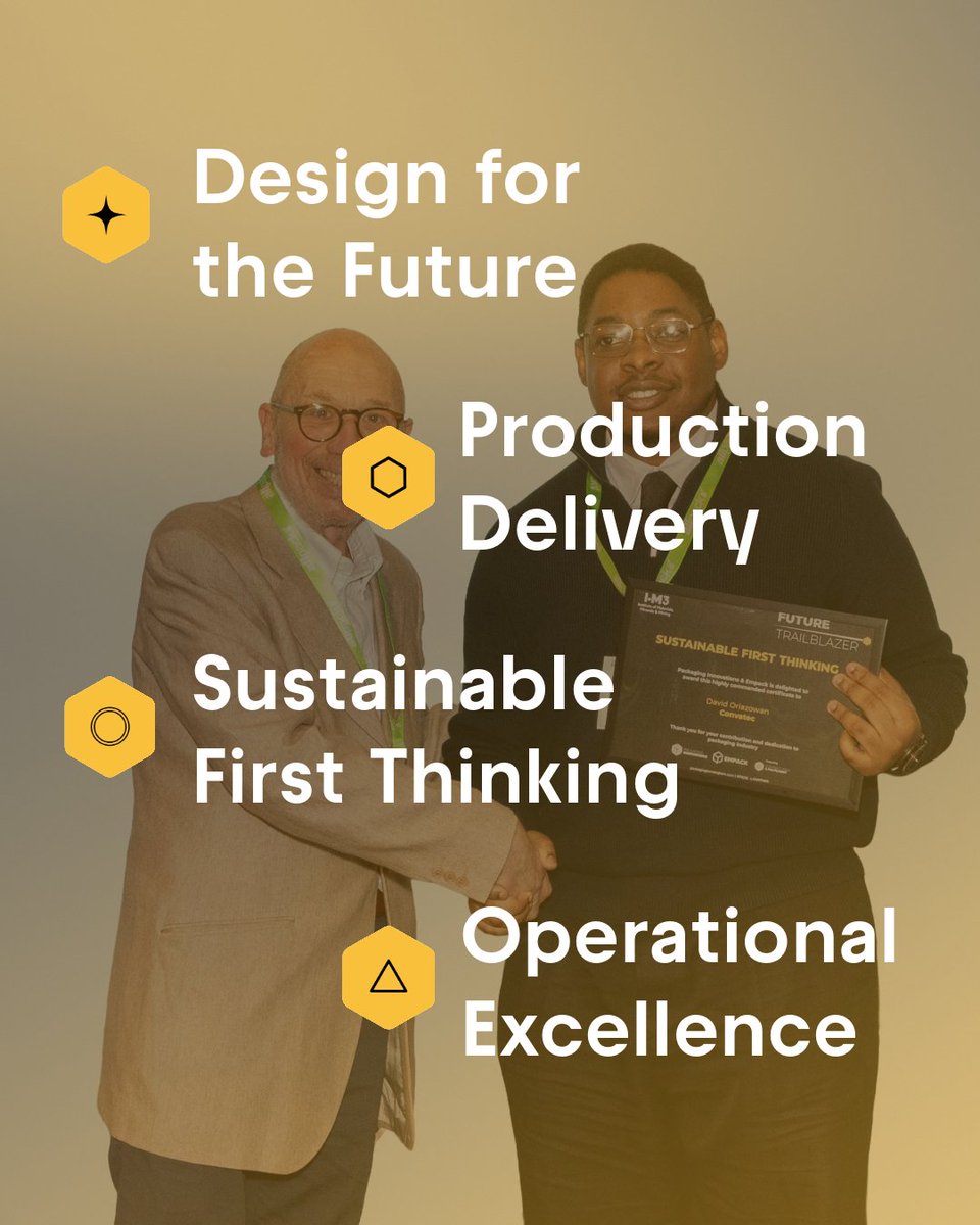 EasyfairsPackUK's tweet photo. 🌟 Which Future Trailblazer category has your name on it?
Entries for the 2027 Future Trailblazer Awards are OPEN! Put yourself forward or nominate someone who deserves the spotlight.
👉 https://t.co/VIOOlUp7w4
#PIE27 #Empack #FutureTrailblazerAwards #PackagingInnovation https://t.co/husivlnZLY