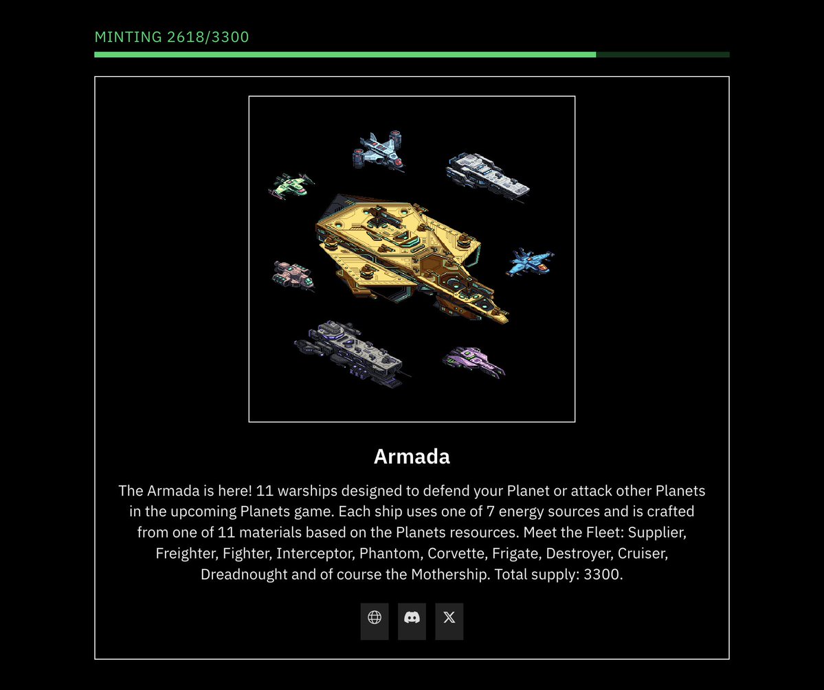 CreatorBitcoin's tweet photo. 2618/3300 Minted

Armada at https://t.co/KRfnhwzK40 https://t.co/dQ1XrlLtns