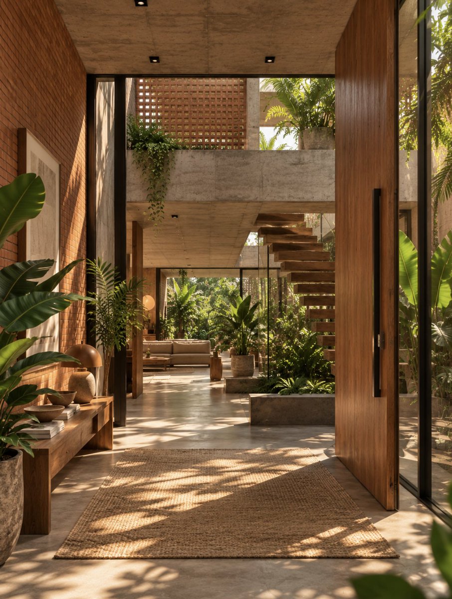 HOUSEPORN___'s tweet photo. this is what happens when an architect and a botanist get married 😍🌱 https://t.co/Xo4MBZqihe