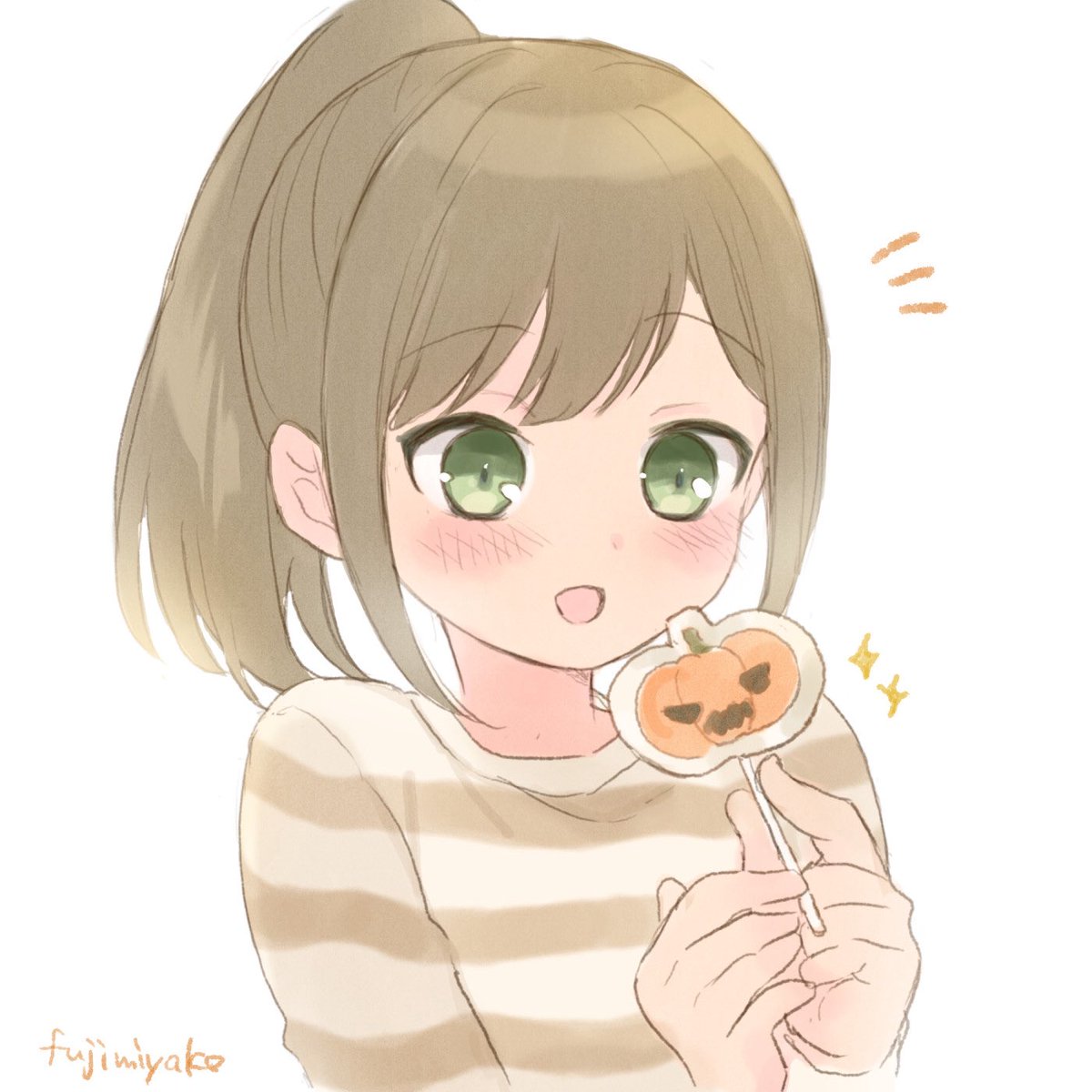 miyako_yumemita's tweet photo. かわいいおんなのこ🎃
#アワーノーツ https://t.co/r60iijcD1t