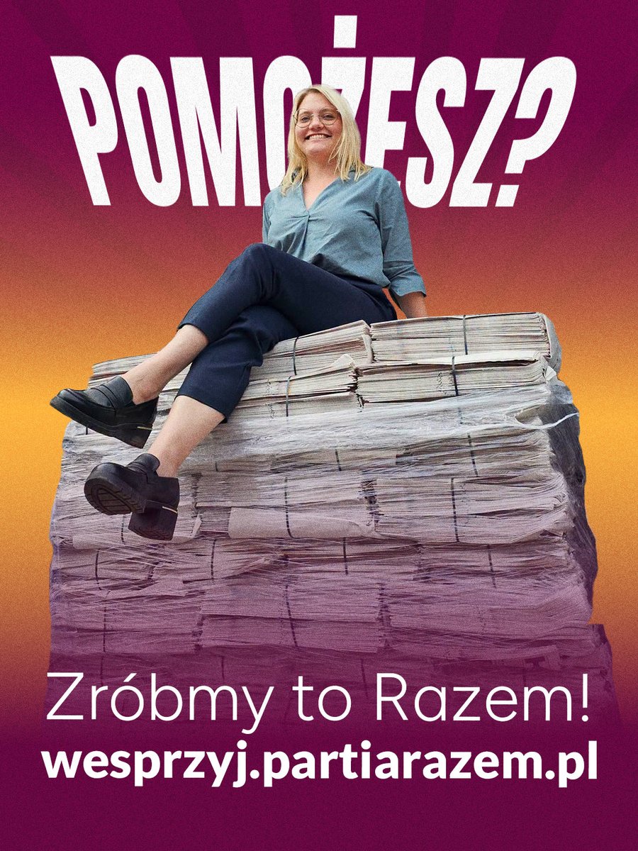 partiarazem's tweet photo. Ruszamy ze zbiórką na gazety 🔥 https://t.co/OXX23QjiC3