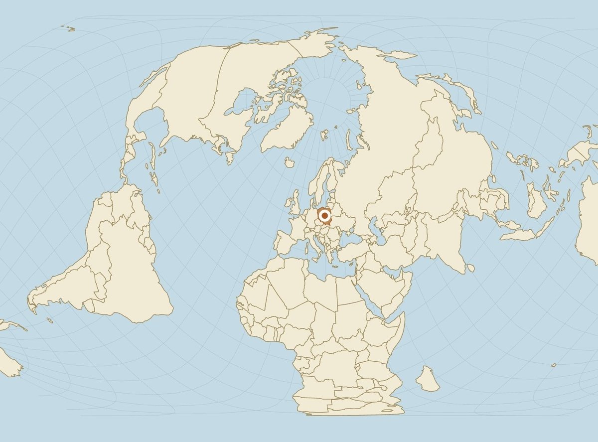 RealSizeWorld's tweet photo. Europe according to Americans is basically ‘a few big blobs and some small ones we only remember when something explodes’.
You can kill that version instantly on https://t.co/lkgvGSwAaK park Poland, Ukraine or Turkey in the center, switch to Equal Earth or Mollweide, and watch the mental map collapse