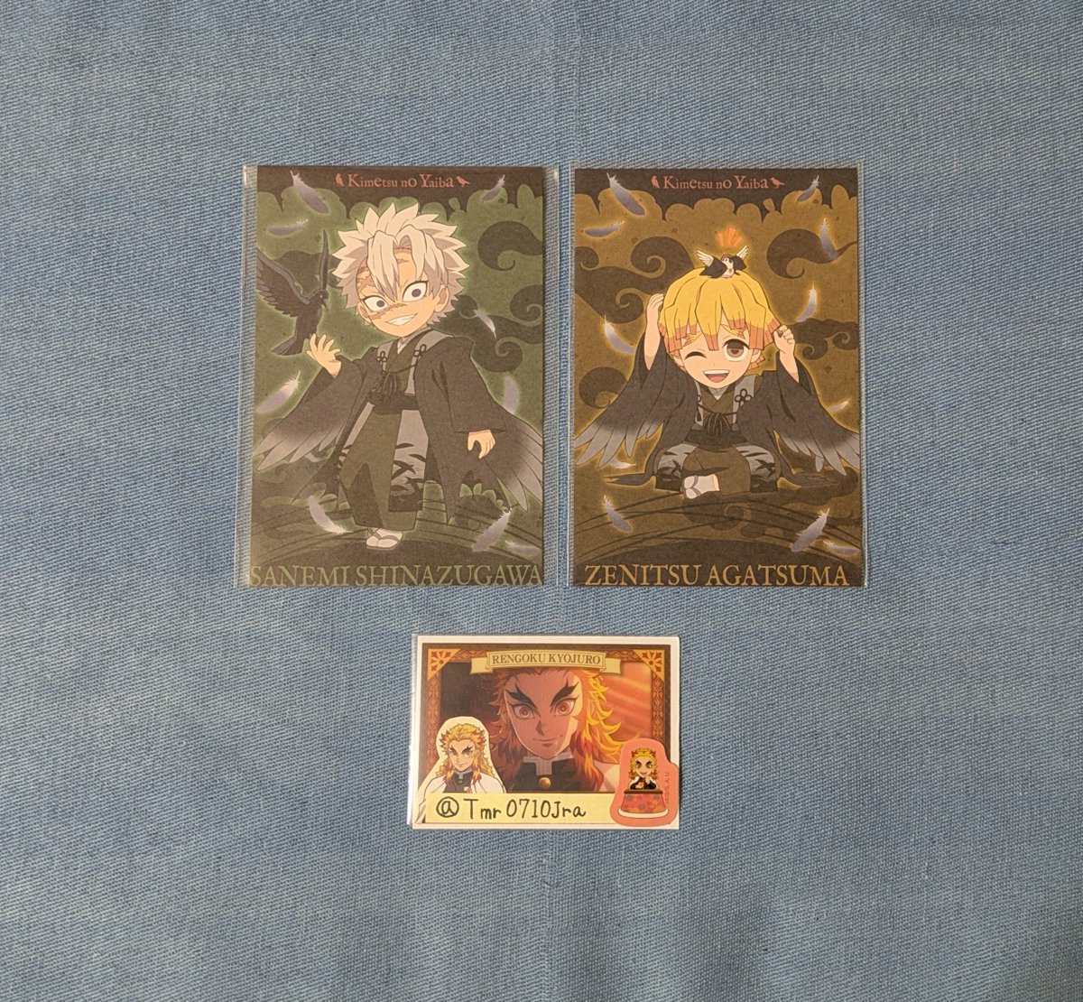 Tmr0710Jra's tweet photo. 交換 譲渡】 鬼滅の刃 ufotable Cafe 無限列車編 ハロウィン ランチョンマット ポストカード

譲】①◯二つの家族、無限列車、ハロウィンB
②ハロウィンB 実弥､◯善逸
求】③💖>⭐️､④炭治郎､煉獄､蜜璃､⑤宇髄､実弥､炭治郎､煉獄

※譲渡は①800円②500円。
※◯は1点から交換・譲渡可能。 https://t.co/Xw5jpOP4WA