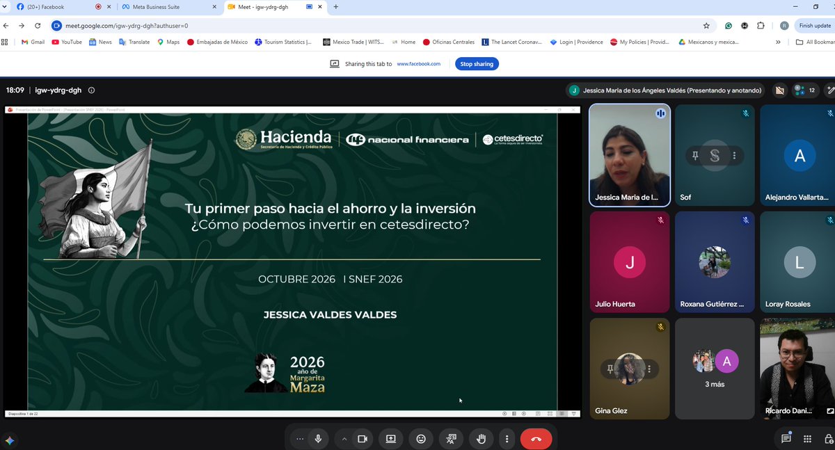 EmbaMexTur's tweet photo. Ayer hospedamos la conferencia virtual “@cetesdirecto para Mexicanos en el Extranjero” impartida por Jessica Valdés para la comunidad 🇲🇽 en 🇹🇷,🇬🇪,🇰🇿 y 🇹🇲. Si te la perdiste, te compartimos la grabación en Facebook:
https://t.co/qWMAqlFwzi
#SNEF
@CondusefMX
@IME_SRE https://t.co/99jzEXse7g