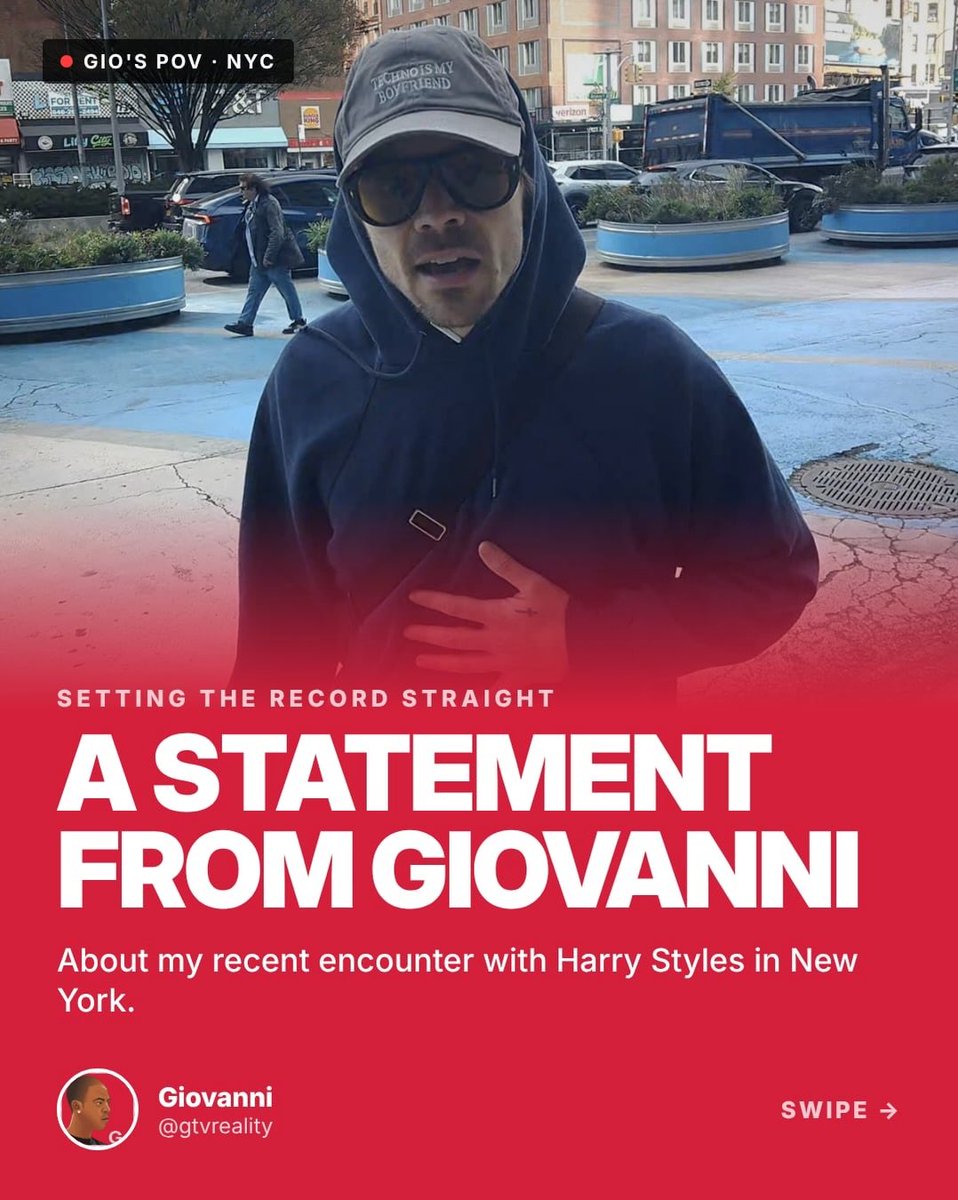 HarryPromote's tweet photo. @TMZ The man posted an apology and clarified this about harry : https://t.co/1CksQO8FaB