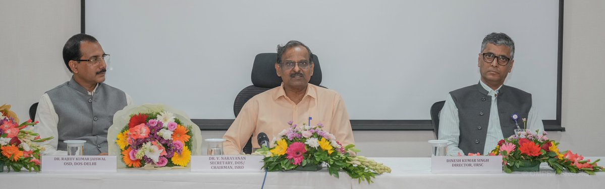 isro's tweet photo. Department of Space / ISRO organised a Curtain Raiser at ISRO HQ, Bengaluru, for the Space Science & Technologies thematic session of #ESTIC2026. Dr V. Narayanan, Secretary, DOS/Chairman, ISRO, addressed the gathering. The thematic session will be held on Oct 29 at Bharat Mandapam, New Delhi.
 
For more Information: https://t.co/c70osZGf3m

#ISRO #ESTIC2026 #SpaceScience #SpaceTechnology #ViksitBharat2047
