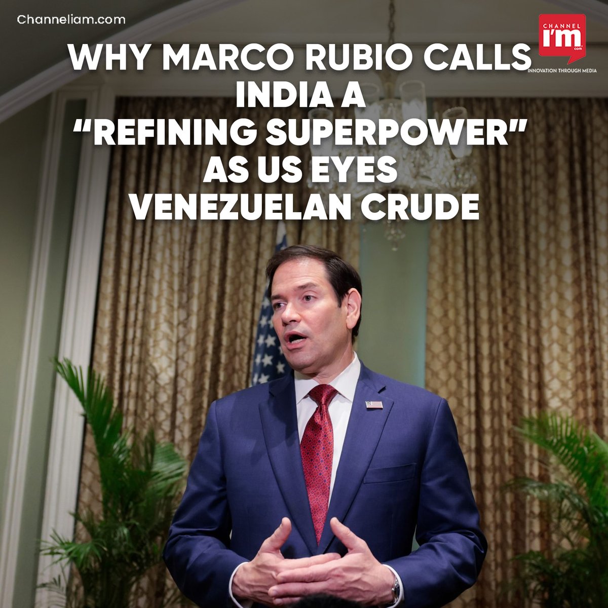 Channeliam's tweet photo. Why Marco Rubio Calls India a “Refining Superpower” as Reliance’s Jamnagar Complex Draws Attention Amid US Push for Venezuelan Crude

𝒇𝒐𝒓 𝒎𝒐𝒓𝒆 𝒅𝒆𝒕𝒂𝒊𝒍𝒔

https://t.co/3I1sfVT43g

#IndiaOilRefining #MarcoRubio #VenezuelanCrude #RelianceIndustries #JamnagarRefinery https://t.co/tfhHwmvzTj