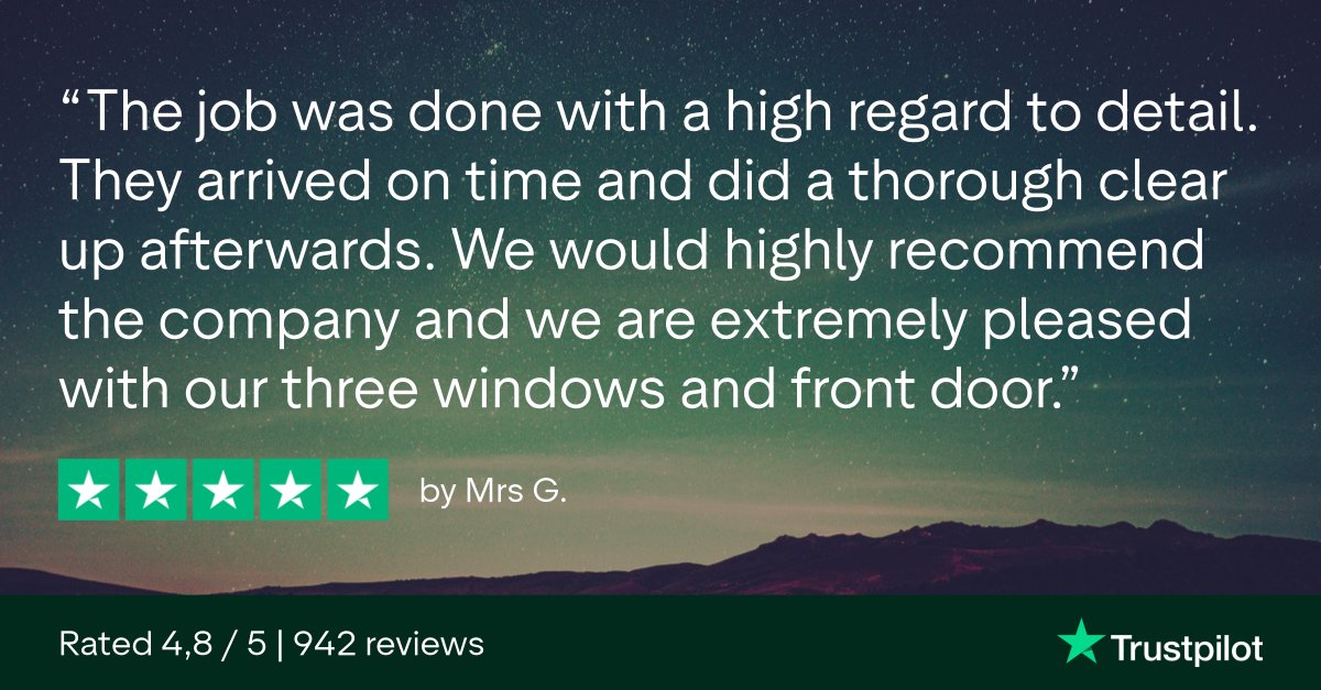 FineLineWindow's tweet photo. Thanks Mrs Green for a lovely review of the service you received from us. 

Book your next home improvement project with FineLine Windows to find out why we consistently get GREAT reviews from our customers. https://t.co/sNBxbl56gr https://t.co/ZKZbAiNN2O