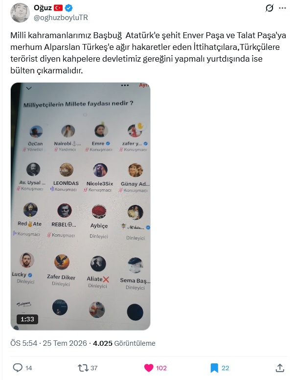 csIlIrillIlII's tweet photo. Bütün Türk Atatürk düşmanı kürdistancı pkklı adamları takip eden arkadaş olan ruh hastası seni. 
Senin gibi Türk'ün amk. 
Şu Türk düşmanını bile takip ediyor odalarında konuşuyor. İfşa edilmiş Türk düşmanı adamı takip ediyor

@birazsusya_ https://t.co/XaXYL4rcn5