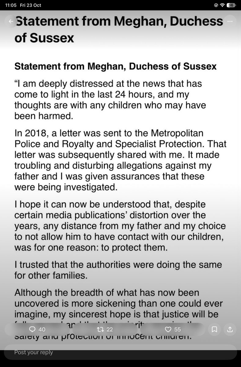 Carrieh77665603's tweet photo. So two police forces knew in 2018 and wot did they do? Nothing. They let Meghan take all the abuse about her father and did nothing. How this women is still sane is beyond me 😡 https://t.co/UPqEJI3zCd