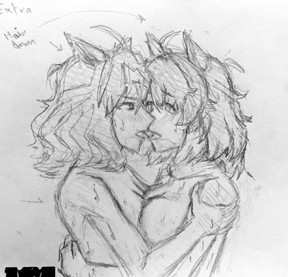 Samuel_Beloucif's tweet photo. Deslopified horse yuri. Did my best, I guess. https://t.co/F8l6ia6OVy