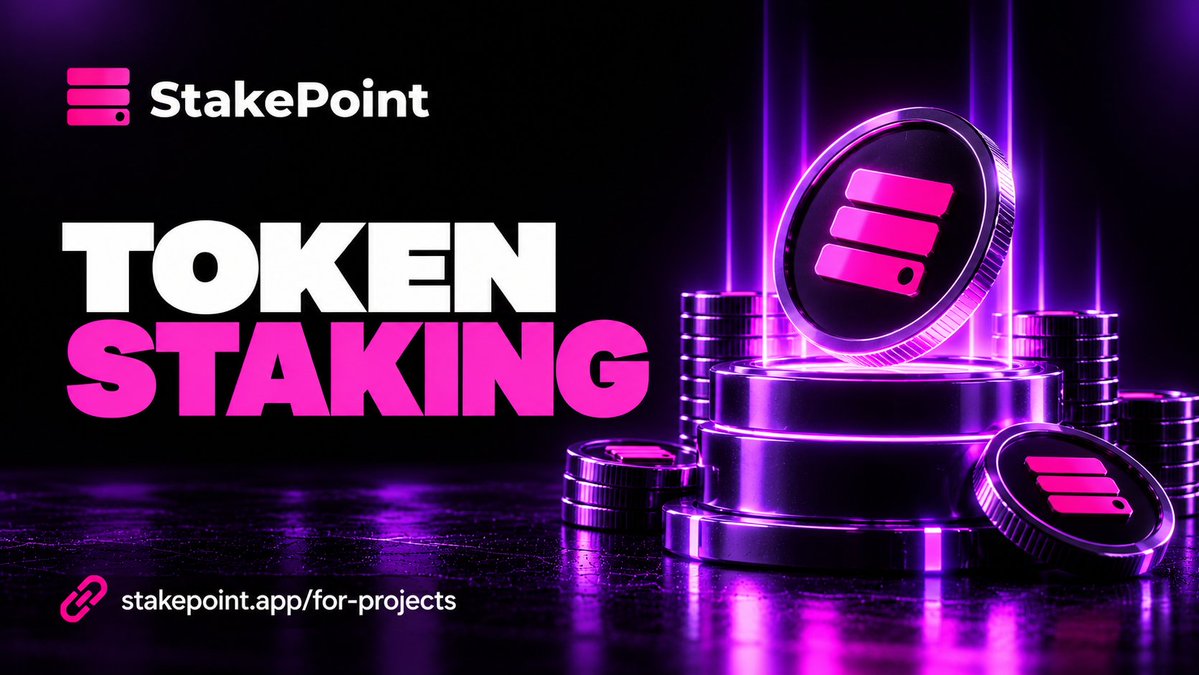 StakePointApp's tweet photo. Staking gives your community another reason to hold and stay involved.

For projects, it encourages longer-term participation and helps build a more committed holder base.

For holders, it's an opportunity to earn rewards while supporting a token they believe in.

https://t.co/N32xj0vcRr