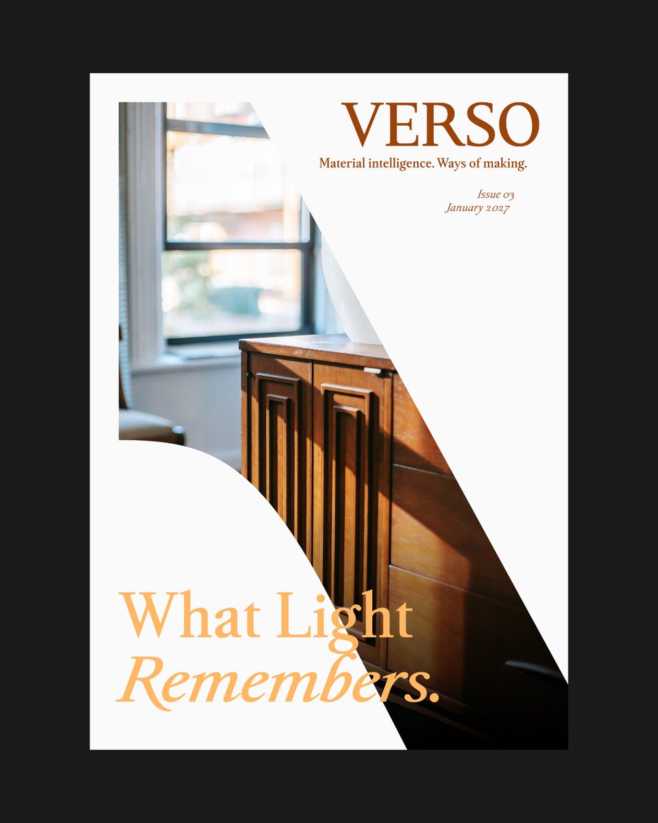 anuabati__'s tweet photo. Identity and editorial design for Verso, a magazine* that makes complex material and craft knowledge accessible to designers and makers.
Images: Pexels
Typeface: Michelangelus

*Concept work. Fictional publication. https://t.co/SnQ89WekTY