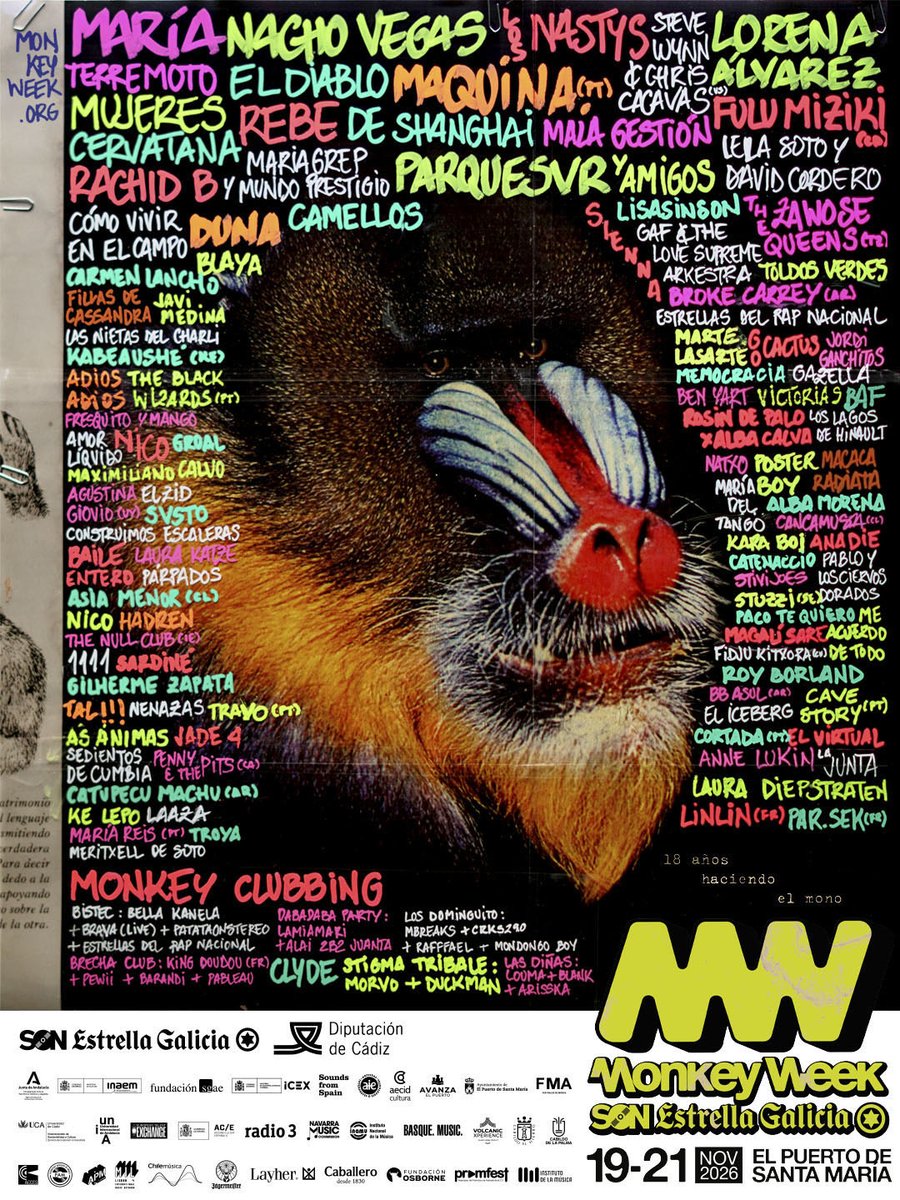 somoseliceberg's tweet photo. NOS VAMOS AL MONKEY WEEK CHAVALES https://t.co/bo5gCkMuqV
