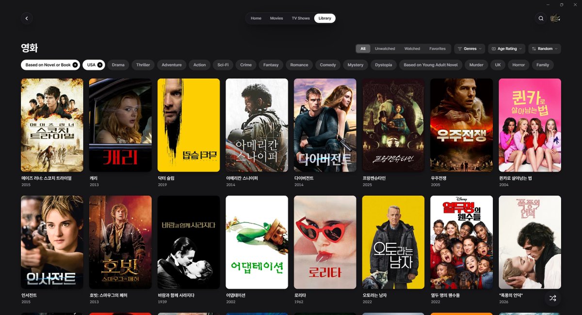 mdaman010's tweet photo. Jellyfin gets a fresh look with Jeva, a custom Windows client built for a personal media server.🍿✨

A clean interface for browsing and enjoying your media, created by an independent developer for the Jellyfin community.

The project is available on GitHub for anyone interested in checking it out.

GitHub repo: https://t.co/zcYCB5GMvb