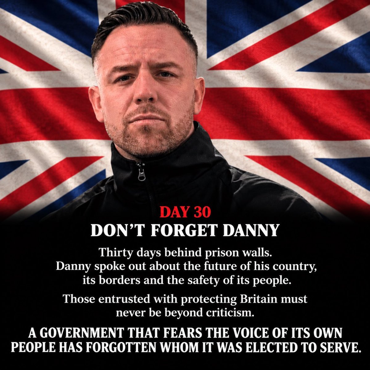 AileenBart60380's tweet photo. DON'T FORGET DANNY TOMMO. #freedannytommo https://t.co/apoSyRjnRW