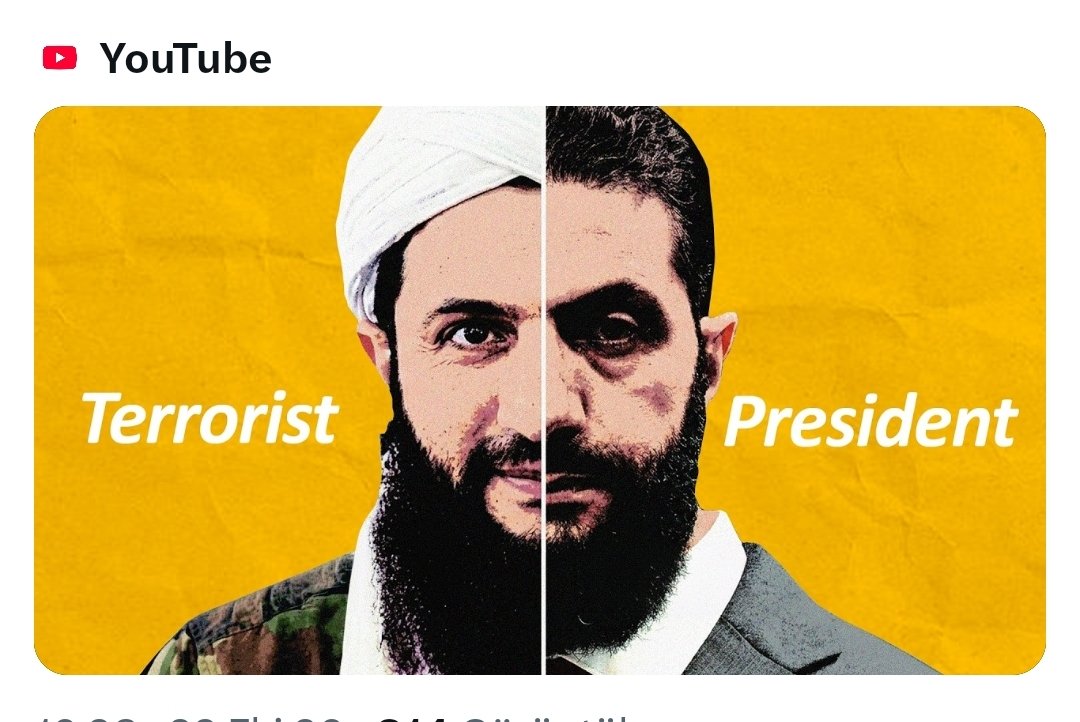dailyrojava's tweet photo. 📌Ahmed Şara'nın Yükselişi

ABD’nin terör listesinden ve başına konan 10 milyon dolarlık ödülden, Suriye devlet başkanlığı sarayına ve BM koridorlarına; Ebu Muhammed el-Cevlani nasıl Ahmed el-Şara’ya dönüştü?

The Amargi⬇️
https://t.co/0WZLuq7uwk https://t.co/ftx8eQfURu