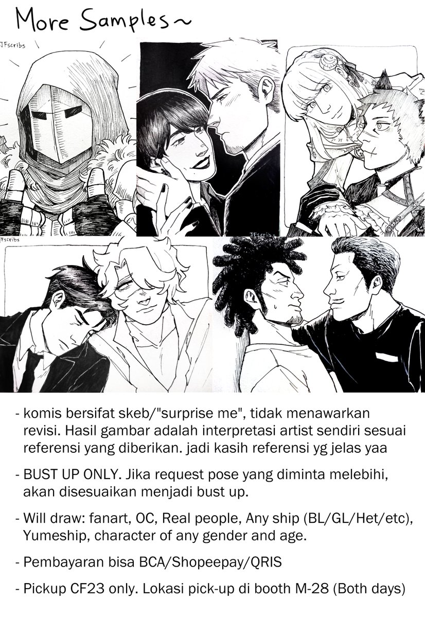 JhnFar's tweet photo. (RT&amp;Like appreciated🙇‍♂️💖)

HAIIII aku buka komis tradi surprise me buat pickup #CF23! detail di foto, terima 5 slot fcfs~ 

yang minat atau mau tanya2 dulu feel free to DM yaa!!✨️✨️ please mention after DM🙏 https://t.co/4e2XqTqnu6