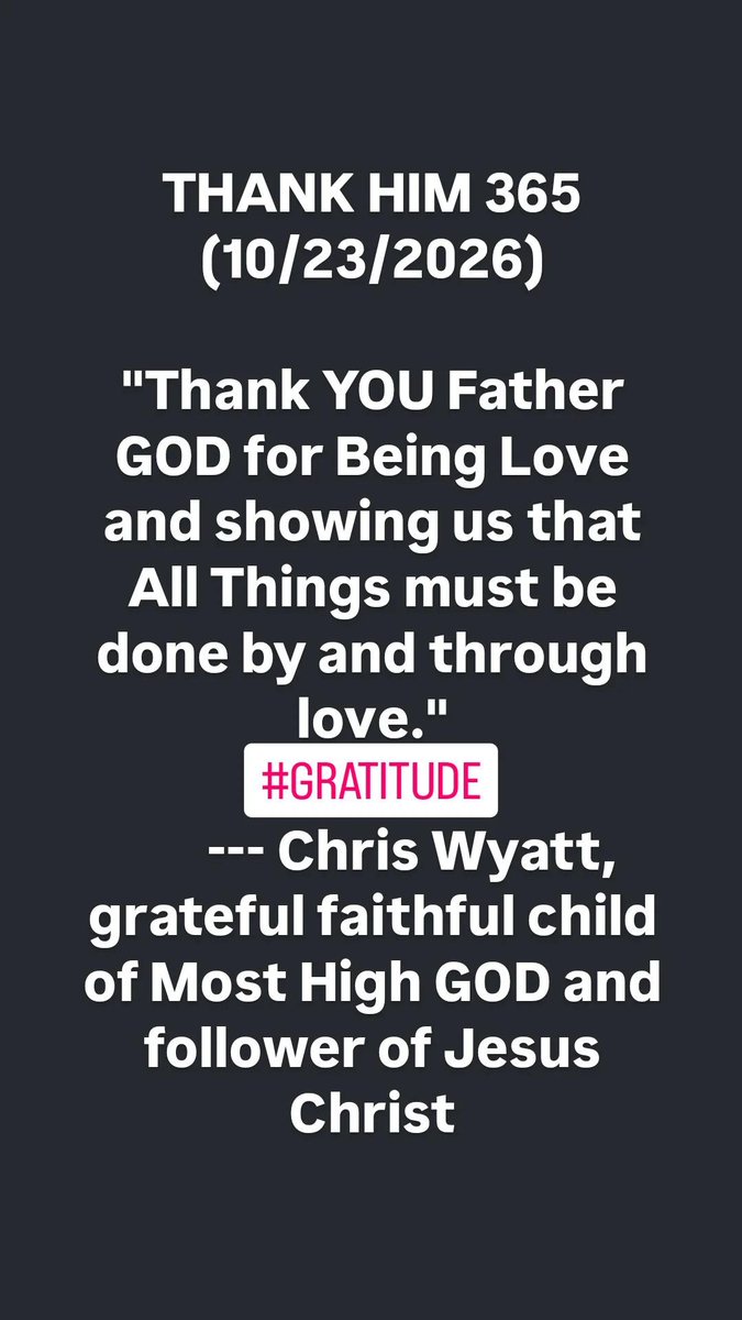 chriswyatt88's tweet photo. #GOD #Jesus #HolySpirit #Devotional #Inspirational #Quotes #Grateful #Thankful #Gratitude #Kindness #Goodness #Mercy #Grace #Love #Pray #Prayer #Believe #Believer #Faith #Hope #JesusSaves #JesusChrist #KingJesus #Forgiveness #Surrender #Repent #Salvation #Savior #LORD #Church #We https://t.co/cfFTx9wFSU
