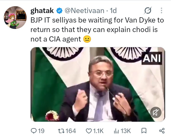 TheGawdHead's tweet photo. Our Ghatak Babua won't agree https://t.co/TJLRf38dYg