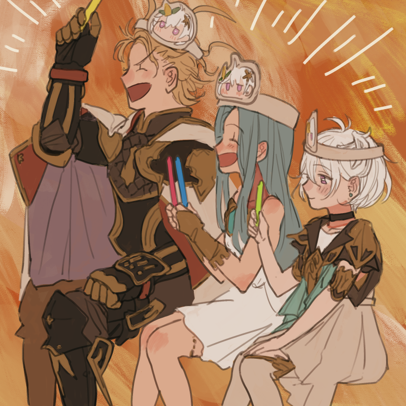 furuyorufu's tweet photo. シエテ、ルリア、ユニの組み合わせに無限の可能性を感じている話をさせてください（再掲） https://t.co/fQHDgMB3aa