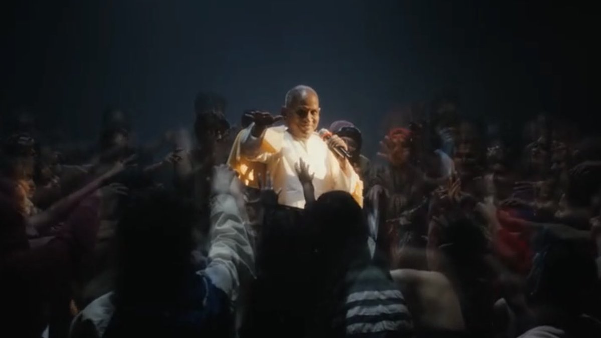 RithanKh's tweet photo. Blows my mind that the father is still in form while the son is almost out of the field😭

#Ilaiyaraaja #DorothyOnNetflix https://t.co/KKYpOCNjVZ