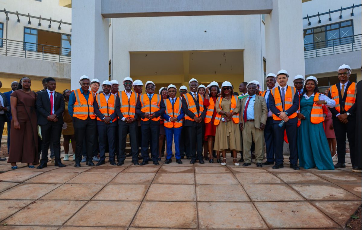 MeruUniversity's tweet photo. CISED: Where Skills Meet Innovation at MUST!  

Today, MUST Chancellor Dr. Peter Ndegwa inspected the Centre for Industrial Skills, Enterprise and Development (CISED), funded by the Safaricom Foundation and now nearly 70% complete.  

Once operational, CISED will advance hands-on technical training, entrepreneurship and research commercialisation -helping turn knowledge into practical solutions, enterprises and jobs.  

At MUST, we're nurturing not just job seekers, but opportunity creators!  

#MUST #CISED #SafaricomFoundation