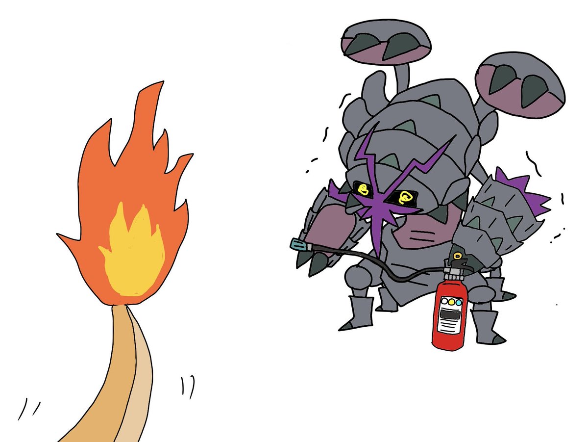 mid0riiiii's tweet photo. 炎に怯えるメガグソクムシャ
#ポケモンイラスト https://t.co/PIx45NqCsO