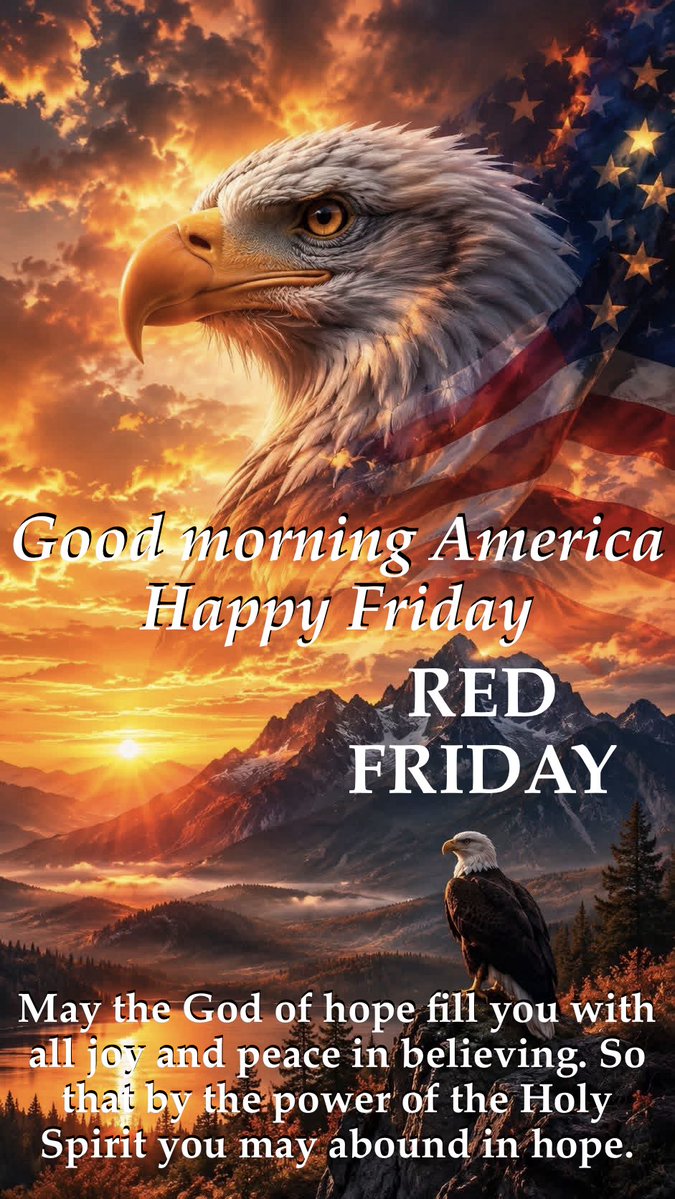 ToniLL22's tweet photo. “The steadfast love of the Lord never ceases; His mercies never come to an end; they are new every morning; great is Your faithfulness.” (Lamentations 3:22-23)✝️🕊️

May your day begin with trust and end with thankfulness. No matter what today brings, may God’s peace guard your heart and His strength carry you through every moment. 🙏

Good morning and happy, 
happy Friday everyone.🇺🇸☕️
Wishing you all a blessed day and a wonderful weekend ahead.☀️💕

⚔️🇺🇸⚔️REMEMBER🇺🇸⚔️🇺🇸
🇺🇸🦅🇺🇸EVERYONE 🦅🇺🇸🦅
⚓️🇺🇸⚓️DEPLOYED 🇺🇸⚓️🇺🇸
Until they all come home♥️
God bless and protect our troops.🙏🇺🇸